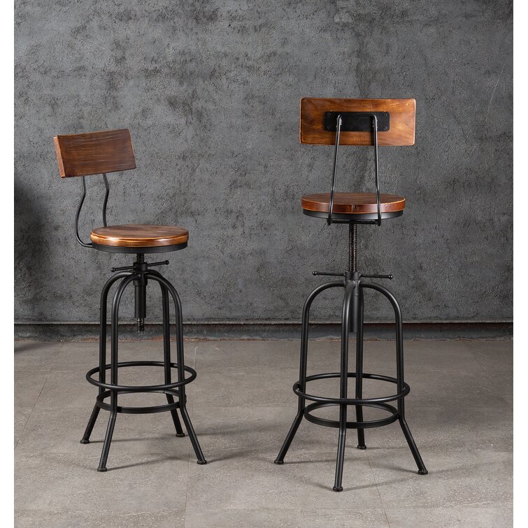 Industrial look bar online stools